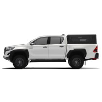 Hardtop Alu-Cab noir pour Toyota Hilux Revo 2016+ Double Cab